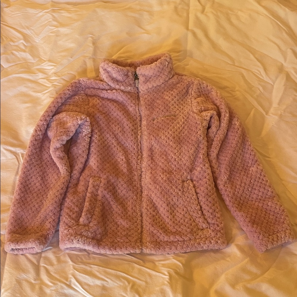 Columbia Kids Fuzzy Pink Jacket
